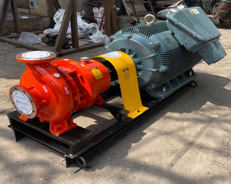 335 hp centrifugal pump supplied for acid transfer application