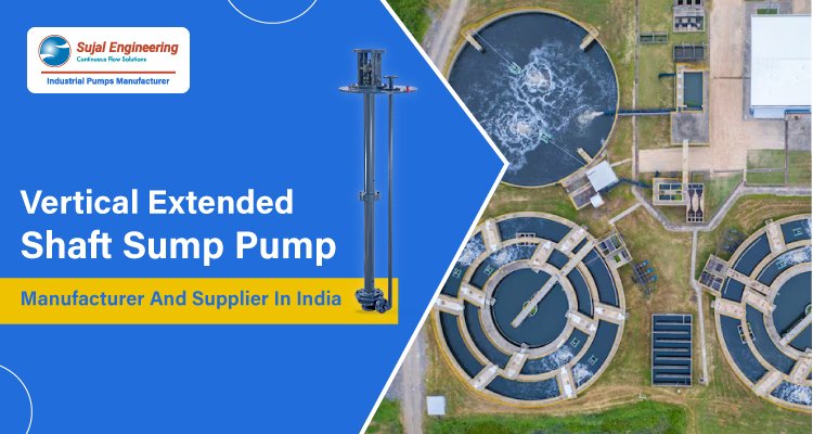 Vertical extended Shaft sump pump