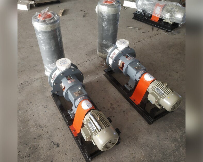 Polypropylene Pumps With Priming Chambers Supplied to Leading India’s Power Sector NTPC