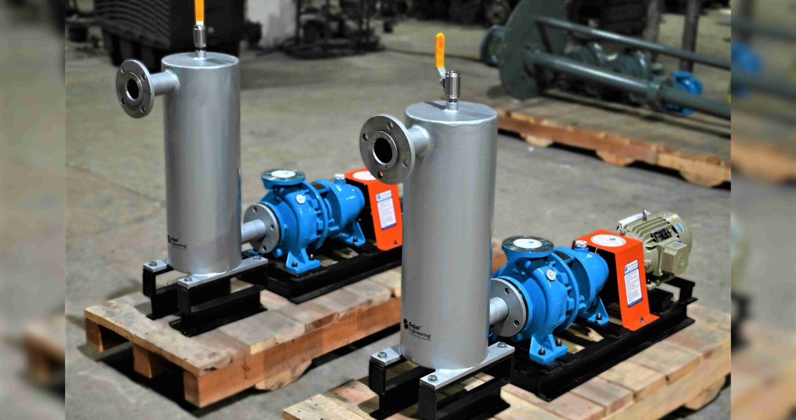 SS316 pumps with priming chambers supplier to aluminium industry in Hyderabad.