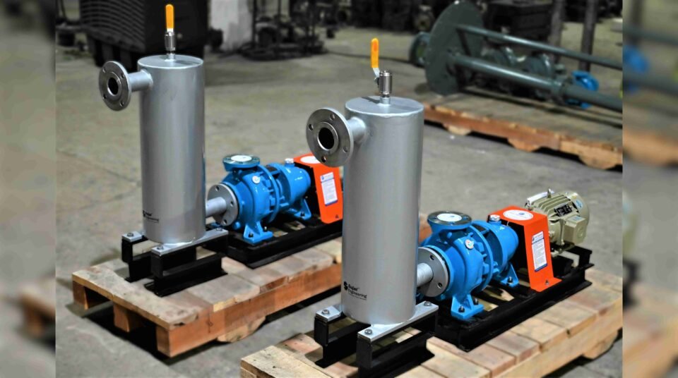 SS316 pumps with priming chambers supplier to aluminium industry in Hyderabad.