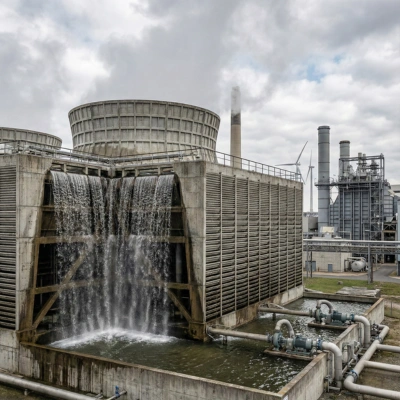 Cooling tower water circulation