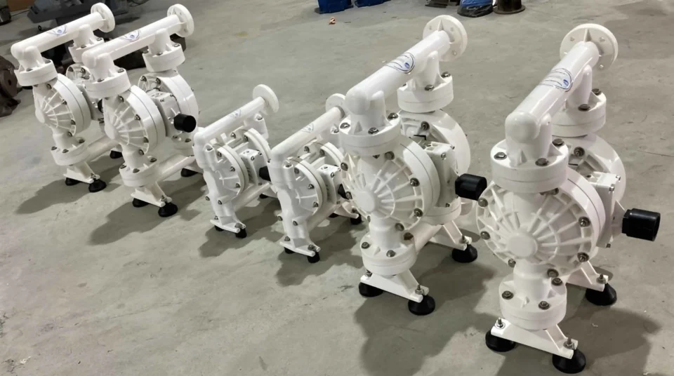 SAOD (PP) Series Polypropylene Air Operated Diaphragm Pump Project 1