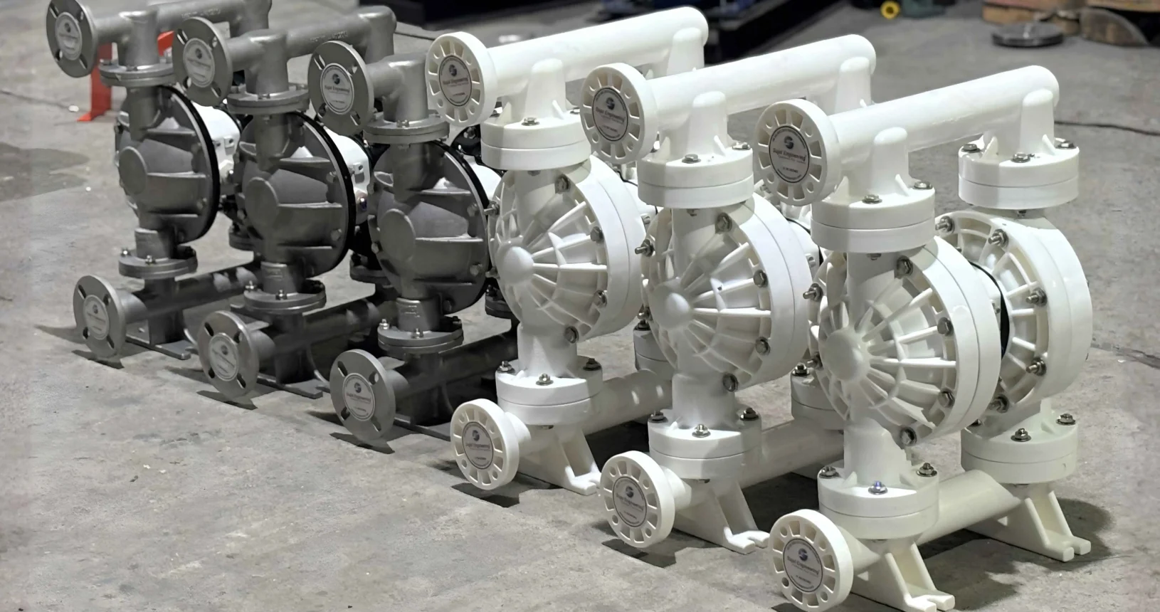 SAOD (PP) Series Polypropylene Air Operated Diaphragm Pump Project 3