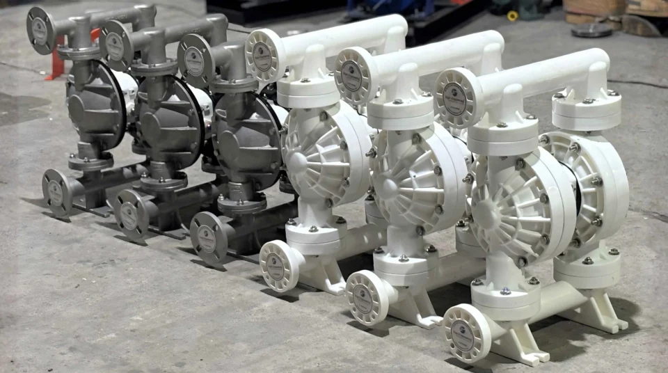 SAOD (PP) Series Polypropylene Air Operated Diaphragm Pump Project 3