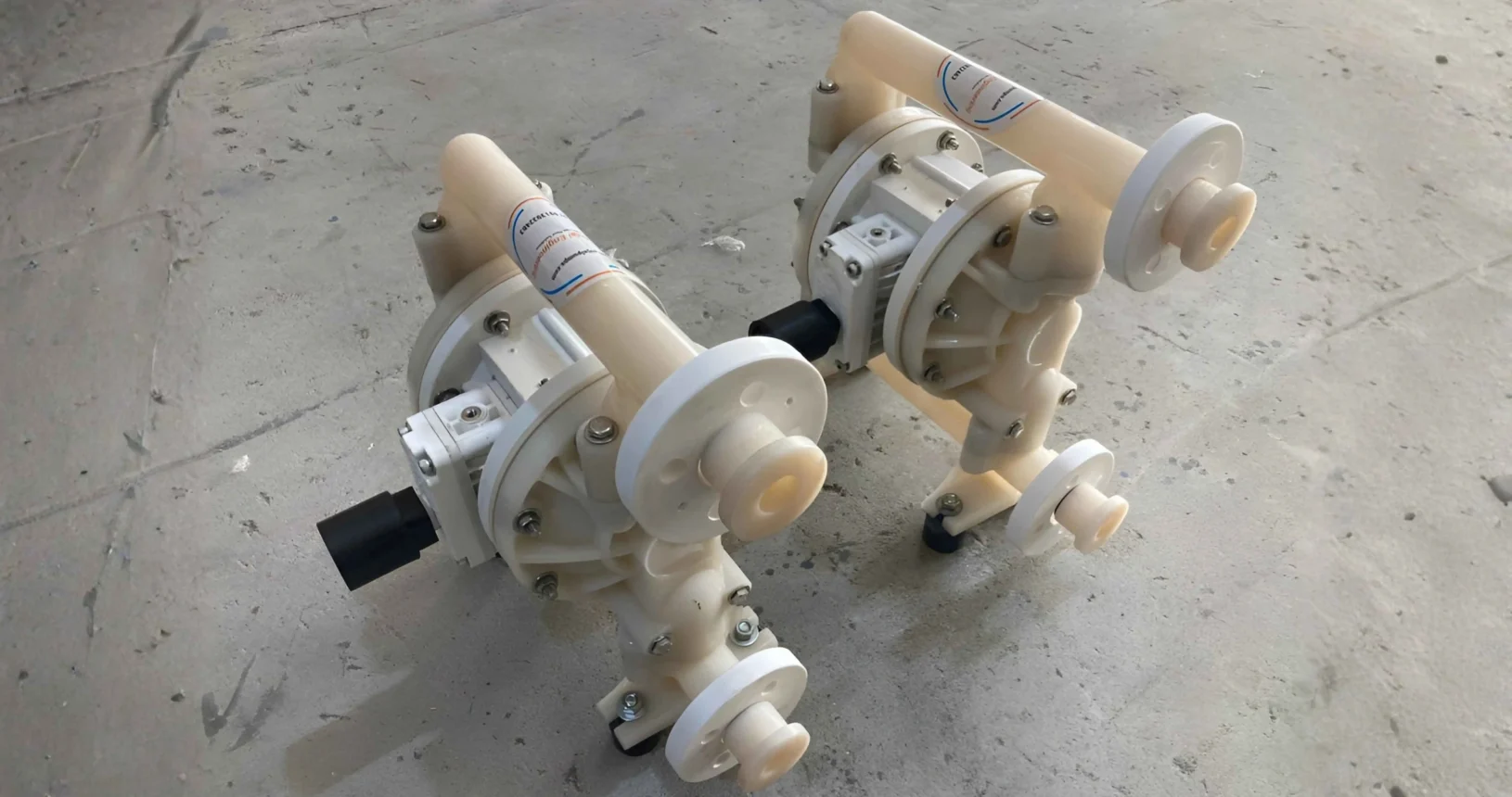 SAOD (PP) Series Polypropylene Air Operated Diaphragm Pump Project 4