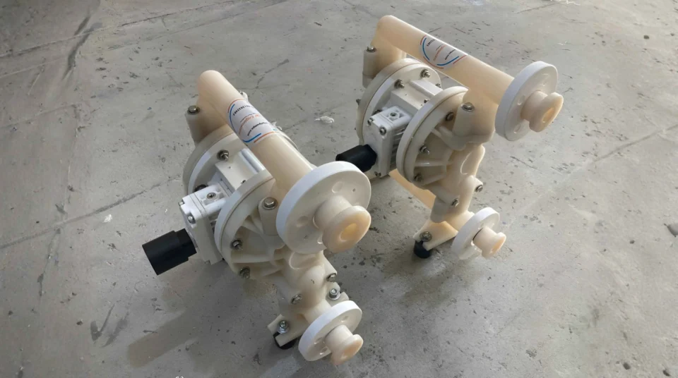 SAOD (PP) Series Polypropylene Air Operated Diaphragm Pump Project 4