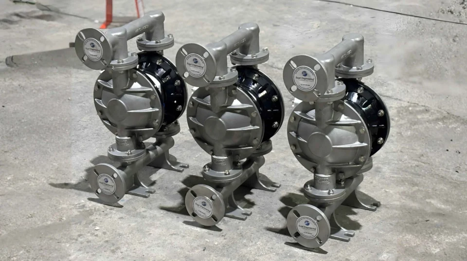 SAOD (SS) Series Stainless-Steel Air Operated Diaphragm Pumps Project 1