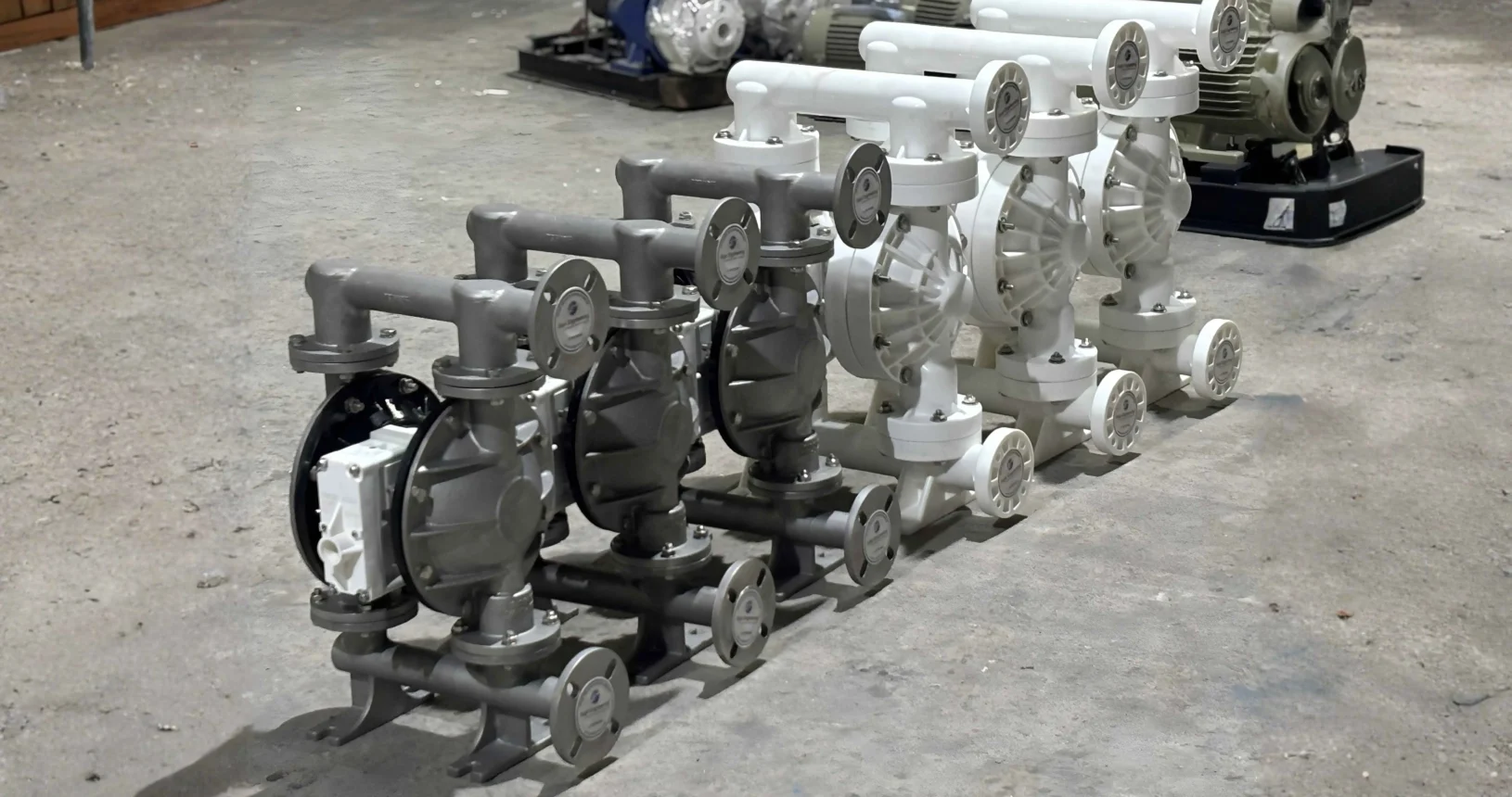 SAOD (SS) Series Stainless-Steel Air Operated Diaphragm Pumps Project 2