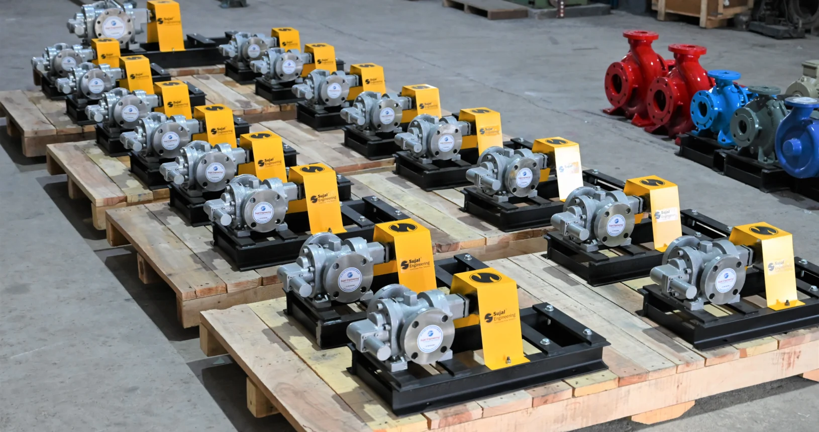 SGRB Series Double Helical Flange Type Gear Pump Project 1