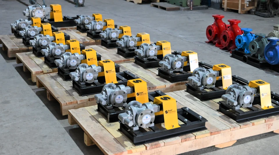 SGRB Series Double Helical Flange Type Gear Pump Project 1