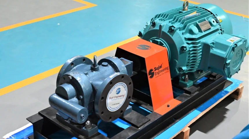 SGRB Series Double Helical Flange Type Gear Pump Project 10