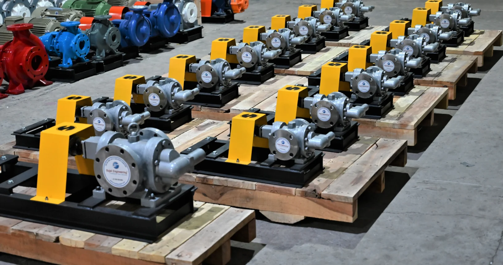 SGRB Series Double Helical Flange Type Gear Pump Project 2