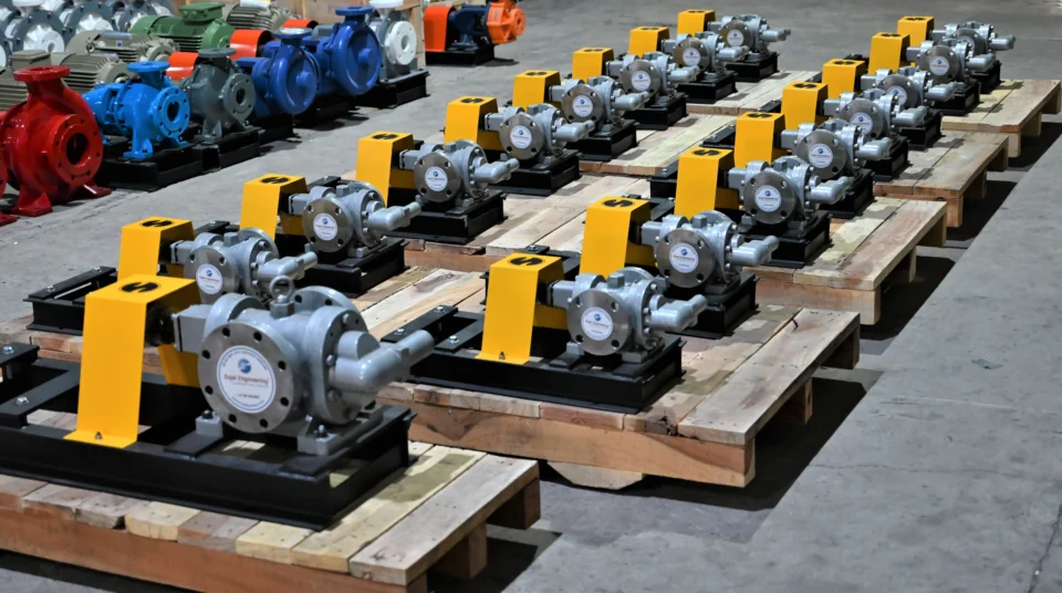 SGRB Series Double Helical Flange Type Gear Pump Project 2