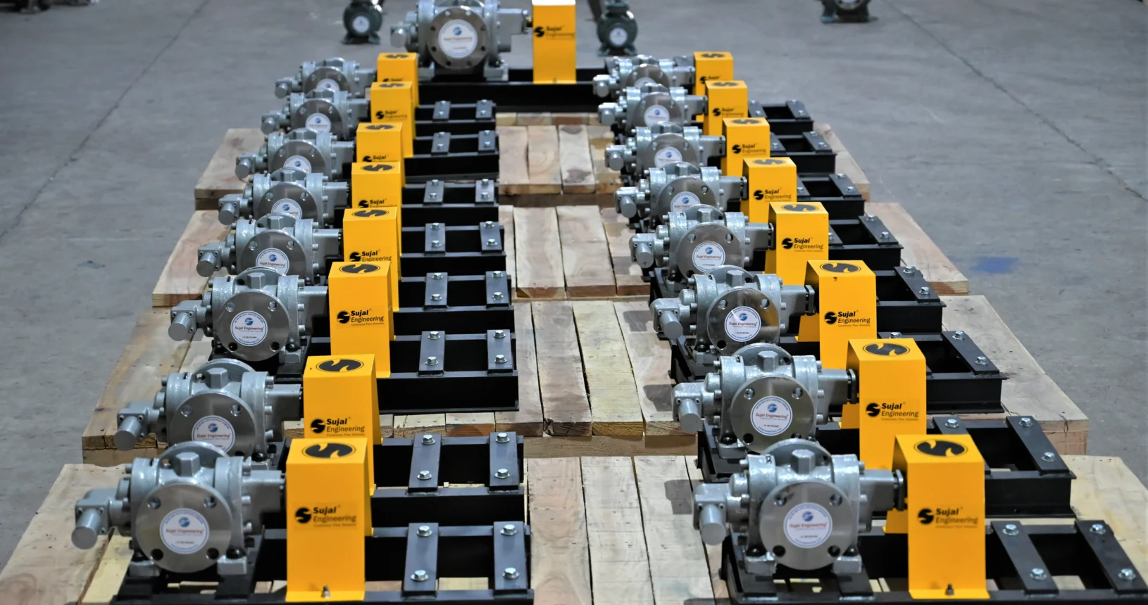 SGRB Series Double Helical Flange Type Gear Pump Project 3