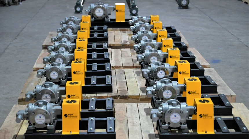 SGRB Series Double Helical Flange Type Gear Pump Project 3