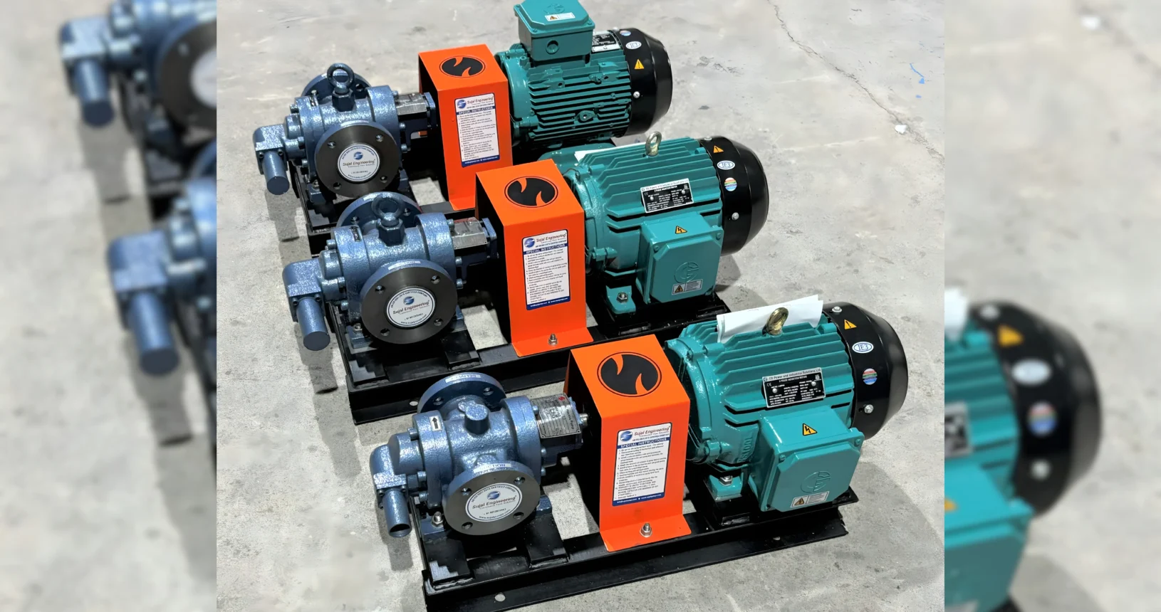 SGRB Series Double Helical Flange Type Gear Pump Project 4