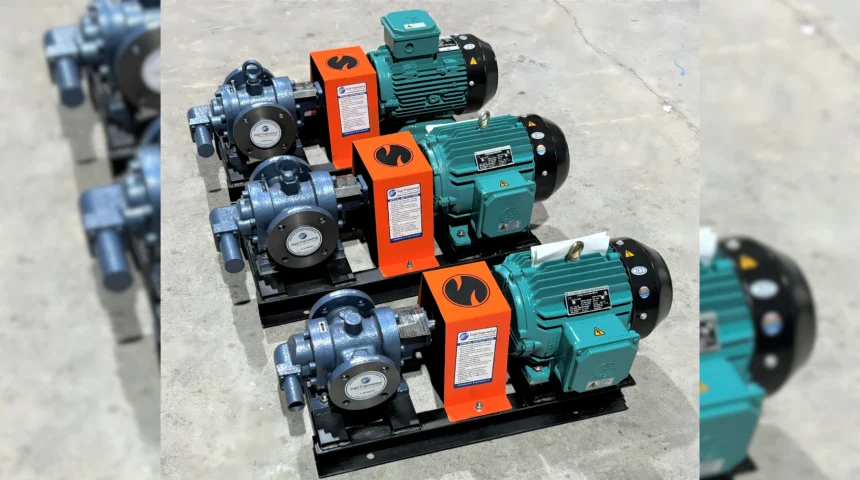 SGRB Series Double Helical Flange Type Gear Pump Project 4