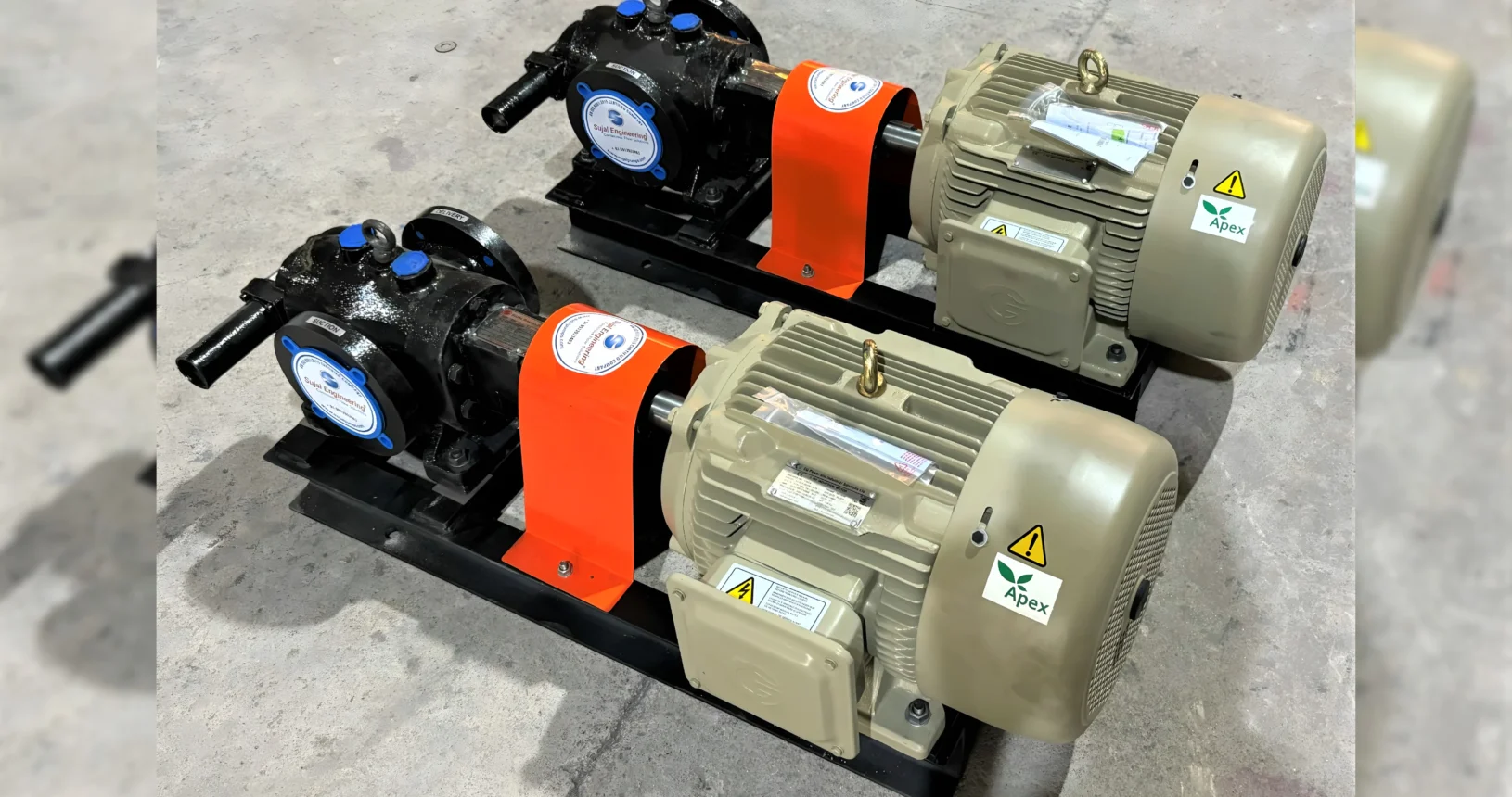 SGRB Series Double Helical Flange Type Gear Pump Project 5