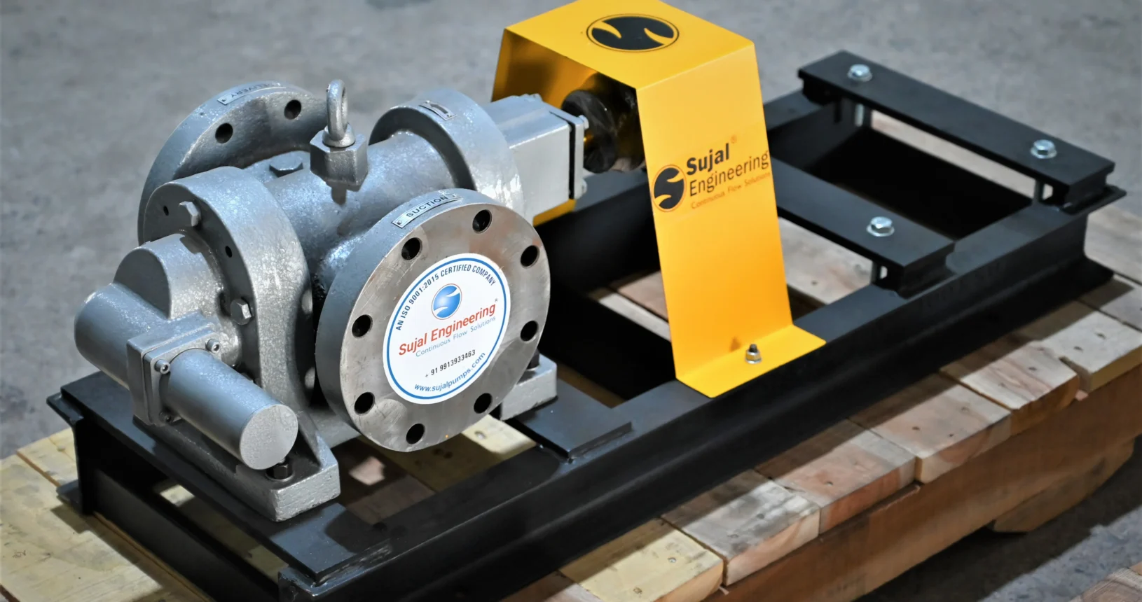 SGRB Series Double Helical Flange Type Gear Pump Project 6