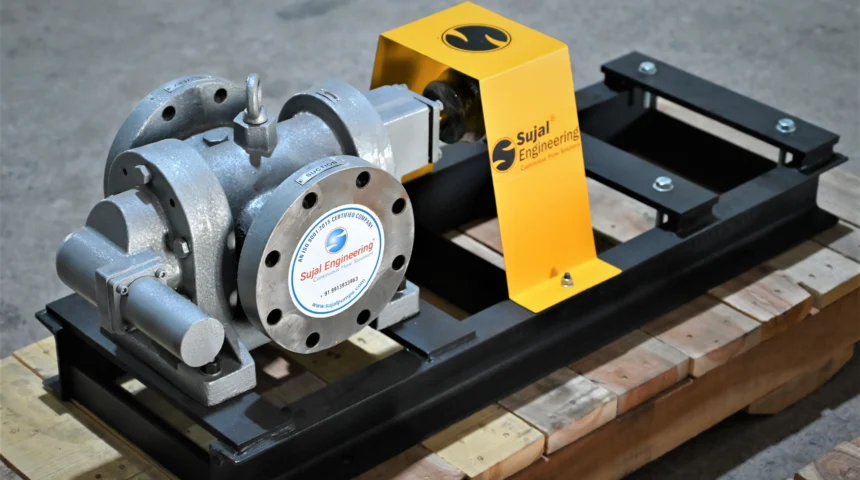 SGRB Series Double Helical Flange Type Gear Pump Project 6
