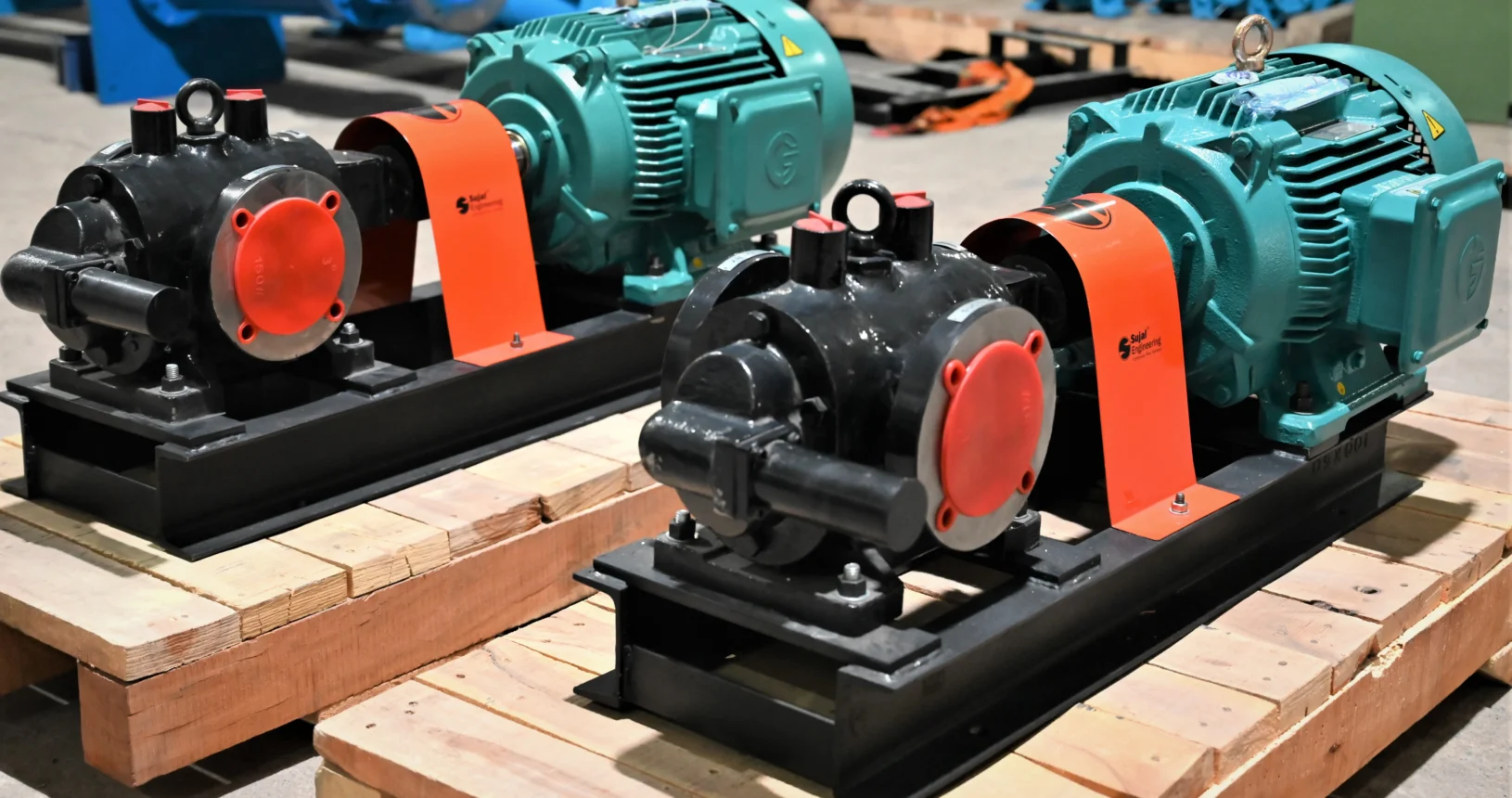 SGRB Series Double Helical Flange Type Gear Pump Project 7