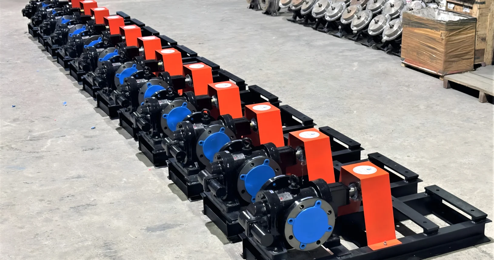 SGRB Series Double Helical Flange Type Gear Pump Project 8