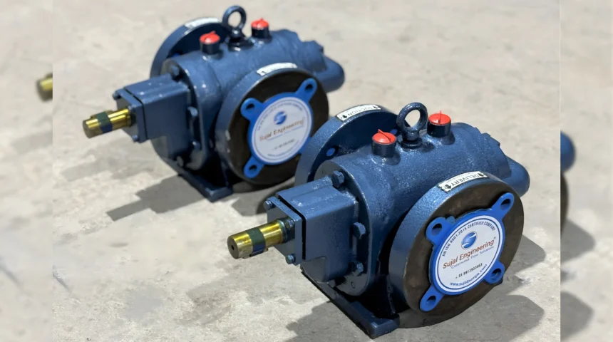 SGRB Series Double Helical Flange Type Gear Pump Project 9