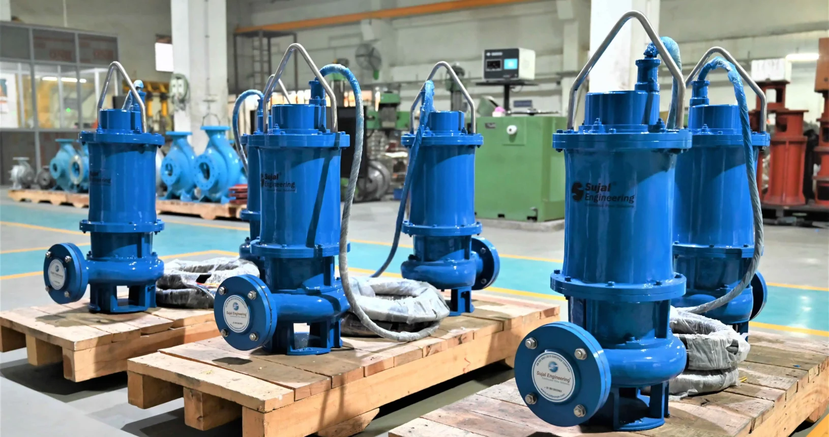 SP Series Heavy Duty Submersible Sewage Pump Project 1