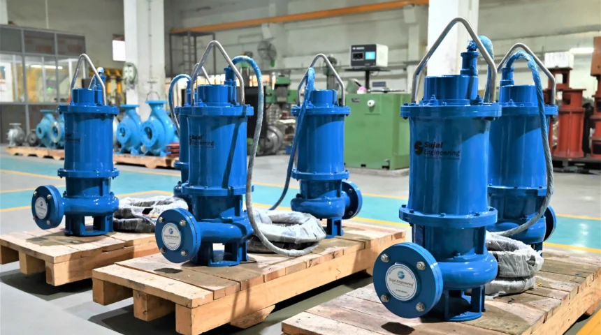 SP Series Heavy Duty Submersible Sewage Pump Project 1