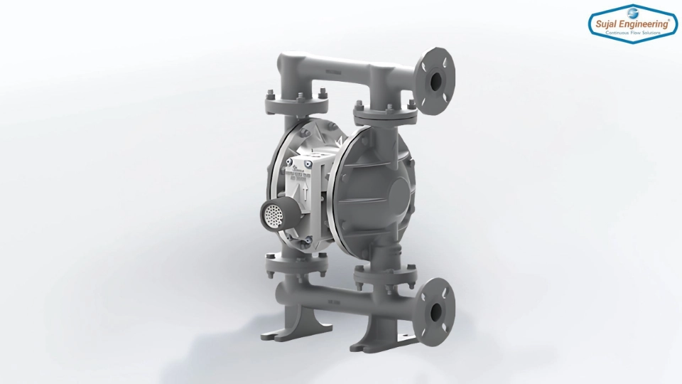 Sujal Engineering Stainless-Steel Air Operated Diaphragm Pump 360 Product Image