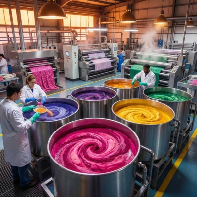 Textile and dye manufacturing