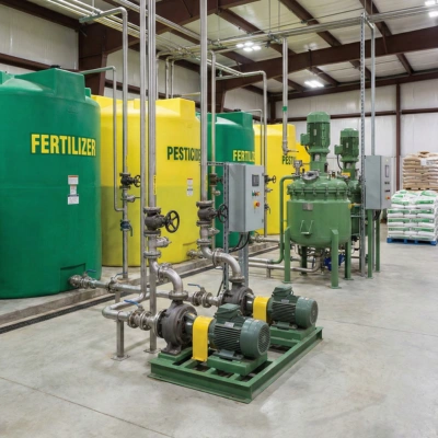 Transfer of fertilizers and pesticides