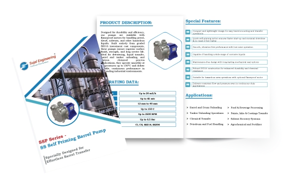 Download Our SSP Series Self-Priming Barrel Pump Catalogue
