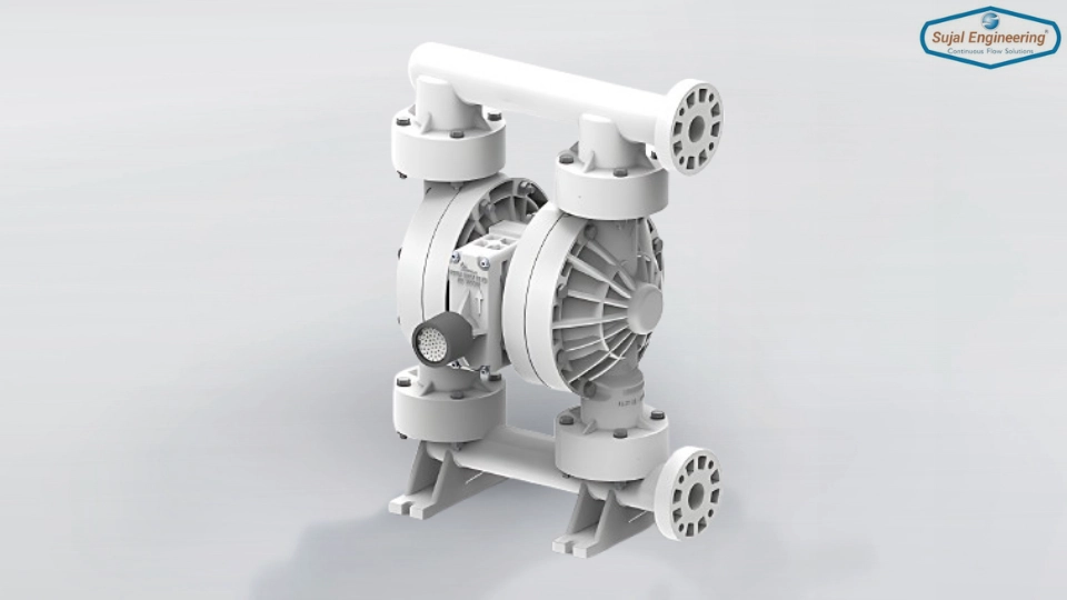 Sujal Engineering SAOD (PP) Series Polypropylene Air Operated Diaphragm Pump 360 Product Image